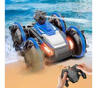 OBEST Coche Teledirigido Anfibio, Juguetes Infantiles Pulverizables con Agua, Sensor Gestual, 4x4 con Volteretas, Coches de Carreras, Juguetes para Regalar en Navidad, Cumpleaños