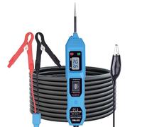OBEST Comprobador de voltaje para coche, medidor de voltaje inteligente con LCD digital, 3,5 - 36 V CC con cable de extensión, sistema de circuito automotriz