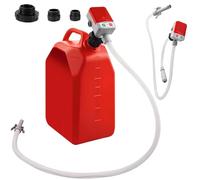 OBEST Fuel Transfer Pump, bomba gasolina eléctrica portátil eléctrica con adaptador de depósito de 3 tamaños y sensor de parada automática, bomba de transferencia de combustible
