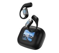 OBEST KI Traductor con auriculares, auriculares AI traductor de voz Bluetooth inalámbrico, auriculares con pantalla táctil LCD para traducciones en tiempo real, compatible con 144 idiomas y acentos