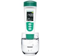 OBEST Medidor de pH Digital 5 en 1,EC TDS TEMP Medidor Digital Portátil de Calidad del Agua Tipo-C Recargable,Medidor de Sal para Piscinas con Función de Voz para Agua Potable,Piscinas,Acuarios,Spas