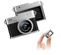 OBEST Mini cámara digital retro, cámara HD de 12 MP, pantalla IPS a color de 0,96 pulgadas, vídeo Full HD de 1080p, soporte máximo para tarjetas de memoria de 128 G