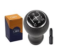 OBEST Perilla de Palanca Cambio Coche con Adaptador, Pomos de Cambio Coche Manuales 5 Velocidades Adecuado para Peugeot 306 406 207 307 309 106 205 206 para Citroen C2 C3 C4