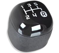 OBEST Pomo de Palanca Cambios Coche para Fiat Panda 2012-2024, 5 Velocidades Manual Pomos de Palanca Coche para Fiat, Negro