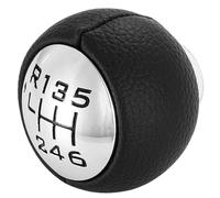 OBEST Pomo Palanca de Cambios 6 Velocidades Peugeot, Adecuado para Peugeot 307 308 3008 407 5008 807, Palanca Cambio Manual 6 Velocidades Cabezal, 6 Cabezal Perilla de Engranaje