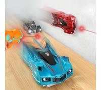 OBEST Teledirigido Coche Escalada de Pared, Láser Vehículo Car Que Sube por las Paredes, Rotación 360° Drift Control Remote Car, Coche Eléctrico de Gravedad Cero con Luz LED, Juegos Regalo Niñas Niños