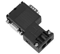 Obetuens Conector de Bus de 24V con Interfaz DP, Conector Compatible con PLC, Conector DP de Bus de Campo de Proceso PLC 6ES7 972 0BB12 0XA0