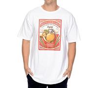 OBEY Camiseta para Hombre Fruits of Our Labor, Blanco, Medium