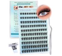 Obeyalash Autoadhesivas Extensiones de PestañAs Set Cluster Lashes PestañAs Individuales Lash Cluster Kit No Glue Eyelashes DIY Lash Extensions D Curl 8-16mm Y24