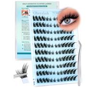 Obeyalash Autoadhesivas Extensiones de PestañAs Set Cluster Lashes PestañAs Individuales Lash Cluster Kit No Glue Eyelashes DIY Lash Extensions D Curl 5-15mm