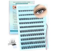 Obeyalash Autoadhesivas Extensiones de PestañAs Set Cluster Lashes PestañAs Individuales Lash Cluster Kit No Glue Eyelashes DIY Lash Extensions D Curl 8-16mm WL016