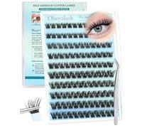 Obeyalash Autoadhesivas Extensiones de PestañAs Set Cluster Lashes PestañAs Individuales Lash Cluster Kit No Glue Eyelashes DIY Lash Extensions D Curl 8-16mm Y14