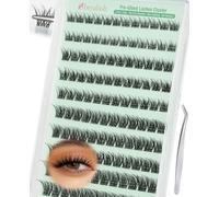 Obeyalash Autoadhesivas Extensiones de PestañAs Set Cluster Lashes PestañAs Individuales Lash Cluster Kit No Glue Eyelashes DIY Lash Extensions C Curl 8-14mm YLB40
