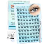 Obeyalash Autoadhesivas Extensiones de PestañAs Set Cluster Lashes PestañAs Individuales Lash Cluster Kit No Glue Eyelashes DIY Lash Extensions C Curl 8-16mm