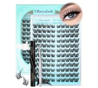 Obeyalash Fox Eye - Juego de extensiones de pestañas de ojo de gato, 120 unidades, extensiones de pestañas, DIY con pegamento y pinzas
