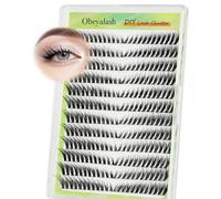 Obeyalash Fox Eye Pestañas Postizas Naturales 144pcs Cluster Lashes C Curl Extensiones De Pestañas 6-12mm Invisible Band Lash Clusters Reusable at Home (Fox Eye Lashes)