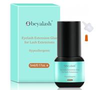 Obeyalash Pegamento PestañAs Pelo a Pelo Black Semi Permanent Pegamento Extensiones De PestañAs Lash Adhesive Strong 5ml 6-7weeks Retention for Salon
