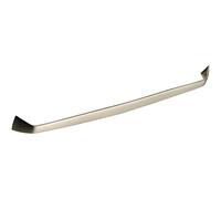 OBF 72 2487 18 Grimme Theras - Tirador para muebles (mango fino), ancho 146 mm ZN efecto acero inoxidable mate, color plateado, distancia entre agujeros 320 mm