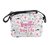 OBGYN Gift - Bolso cruzado para ginecólogo, regalo con texto en inglés "It's a Beautiful Day to Bring Life", para obstetricia, médico y enfermera, Lifebag, Medium