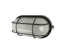 Obiettivo 36 Plafón de jardín ovalado negro Papillon - CF. En caja.