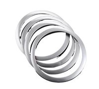 OBIOZZ Interior Automóvil para BMW Serie 3 F30 F34 320 328 328li 316i 335 X5 X6 Altavoz Interior De Acero Inoxidable Cubierta De Sonido Anillo Embellecedor Accesorios Interior