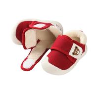 OBiQuzz Baby Boy Girl Sneakers Fall and Winter Soft Sole Non Slip Padded Cotton Shoes Lightweight Toddler Shoes Taufschuhe Junge Baby, RD1., 22 EU