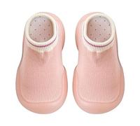 OBiQuzz Bebé Niñas Niños Interiores Zapatos de Senderismo Transpirables Zapatos Calcetines Elásticos Calzado Zapatos Al Aire Libre Zapatillas Deportivas Otoño Zapatos Depor, Rosa., 20 EU