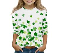 OBiQuzz Blusa negra de encaje verde camiseta Top Girls Funny St Day Shirt Body 1 año, camuflaje, 10-11Years