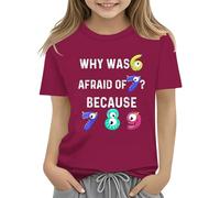 OBiQuzz Broche Vintage Day Math Kids T Shirt Number Day 2025 School Math Day Top Number Day T Shirts Math Lovers Camiseta de manga larga túnica, Vino, 4-5 años
