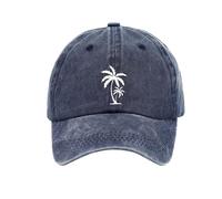 OBiQuzz Gorra de béisbol desgastada para hombres y mujeres, gorra de camionero de algodón lavado vintage, gorra de perfil ajustable para padre, marine, Talla única