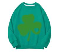 OBiQuzz Jersey adolescente cuello redondo sudaderas primavera y otoño St Day Middle and large Children's Sweatshirts Retro Personality 2D Printing Children's Casual Sudadera Gris, AG., 4-5 años
