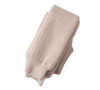 OBiQuzz Leggings de algodón para bebé y niña, con forro grueso, mallas de punto elásticas, básicas, de novena longitud, para medias de invierno, conjunto térmico, Rosa., 12-24 meses