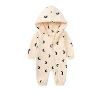 OBiQuzz Newborn Baby Girl Romper Long Sleeve Hooded Outside Bodysuit Romper Jumpsuit Clothes Body Kids 98, b, 1-2 años