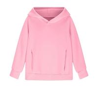 OBiQuzz Sudaderas con capucha para chicas adolescentes a la moda Preppy Tween Girls Sudadera con capucha de manga larga Camisetas Youth Cute Clothes con bolsillo Ropa Mujer Adolescente, Rosa., 7-8