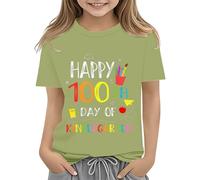 OBiQuzz Vestido Anime Girl Summer Clothes First Day of School Shirt In My Pre School Shirt Toddler Kindergarten Shirts S Mädchen Bluse 140, AG., 10-11Years