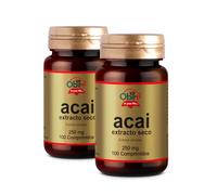 Obire | Acai 1000 mg | (Extracto Seco 250 mg |) 100 Comprimidos (Pack 2 unidades)