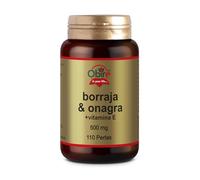 Obire Aceite de Borraja y Onagra con Vitamina E 500 mg – 110 perlas