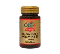 Obire Calcio 500 + Vitamina D 100 Comprimidos ✅ Entrega 24/72h