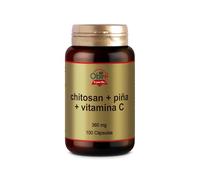 Obire | Chitosán + Piña + Vitamina C 360 mg | 100 Cápsulas | Suplemento Natural para la Regulación Intestinal | Fórmula con Plantas y Vitamina C