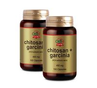 Obire | Chitosán y HCA | Garcinia 450 mg | Extracto Seco 100 Cápsulas | Pack 2 Unidades | Bienestar General
