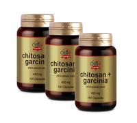 Obire | Chitosan y HCA-garcinia 450 mg | Extracto Seco 100 Cápsulas | Reduce la Sensación de Apetito | Ayuda a mantener los Niveles Constantes de Azúcar en Sangre | Efecto Saciante | Pack 3 unidades