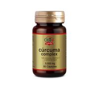 Obire - Cúrcuma 5000 mg (95% Curcumina) + Vitamina C + Pimienta - 60 Cápsulas - Complemento Alimenticio a Base de Planta Natural y Vitamina C - Producto Libre de Alérgenos - sin Gluten - sin Lactosa