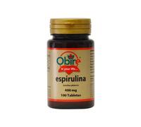 Obire | Espirulina 400 mg | 100 Comprimidos | Fuente de Vitaminas y Minerales | Propiedades Antiinflamatorias y Antioxidantes | Vitaminas C-D-K y del Grupo B