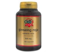 Obire | Ginseng Rojo 400 mg | 180 Cápsulas | Extracto de Panax Ginseng | Suplemento Natural para Energía y Vitalidad