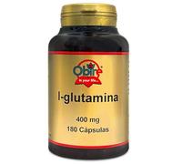 Obire | L-Glutamina 400 mg | 180 Cápsulas | Ayuda a Mantener el Correcto Estado Celular y a la Reparación del Tejido | Favorece el Sistema Inmunológico