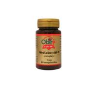 Obire | Melatonina Complex 1 mg | 60 Comprimidos | Dormir Bien | Efecto Relajante | Con Pasiflora, Amapola Californiana, Melisa, Tila y Valeriana