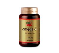 Obire | Omega 3 35%|25% 500 mg | Complemento Alimenticio a Base de Aceites Naturales | No Contiene Gluten ni Lactosa | 90 Perlas
