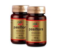 Obire | Pasiflora 500 mg | 100 Comprimidos | Pack 2 Unidades | Extracto Seco | Ayuda a Conciliar el Sueño y Calmar los Nervios | Propiedades Relajantes | Ayuda a Combatir el Insomnio