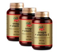 Obire | Perlas de Aceite de Onagra 500 mg | 3 Unidades | 220 Perlas | Contribuye a Aliviar los Síntomas Menstruales | Primera Presión en Frío | 10% GLA | Omega 3-6-9 | Vitamina E