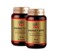 Obire Suplemento Alimenticio De Papaya + Pi 00 Mg Favorece La Digesti omplemento Alimenticio Con Efecto Diur鴩co - 90 Cᰳulas, Pack 2 Unidades